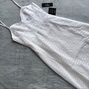 Lulu's White Midi Dress